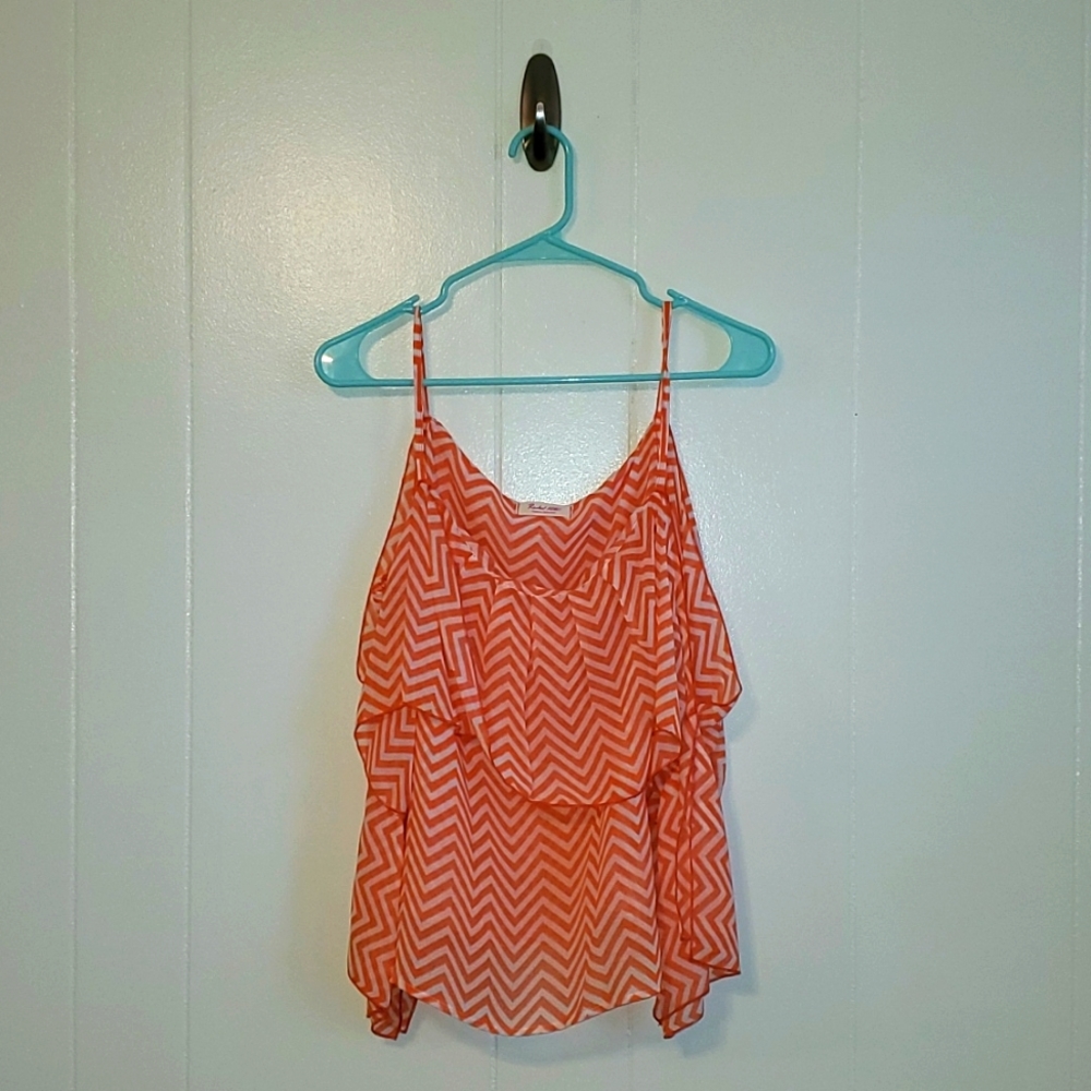 Rachel Kate orange large blouse